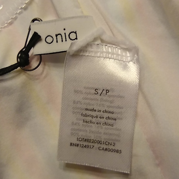 Onia Marie one piece micro striped swim suit - Picture 11 of 12